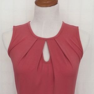 Ann Taylor Double Keyhole Sleeveless Blouse